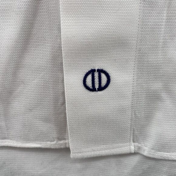 David Donahue Dress Shirt Men's 18 36/37 White Business Office Preppy Normcore - Picture 12 of 13